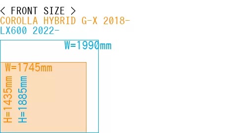 #COROLLA HYBRID G-X 2018- + LX600 2022-
